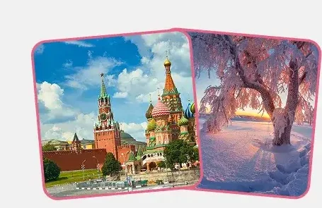 Москва и зимний пейзаж